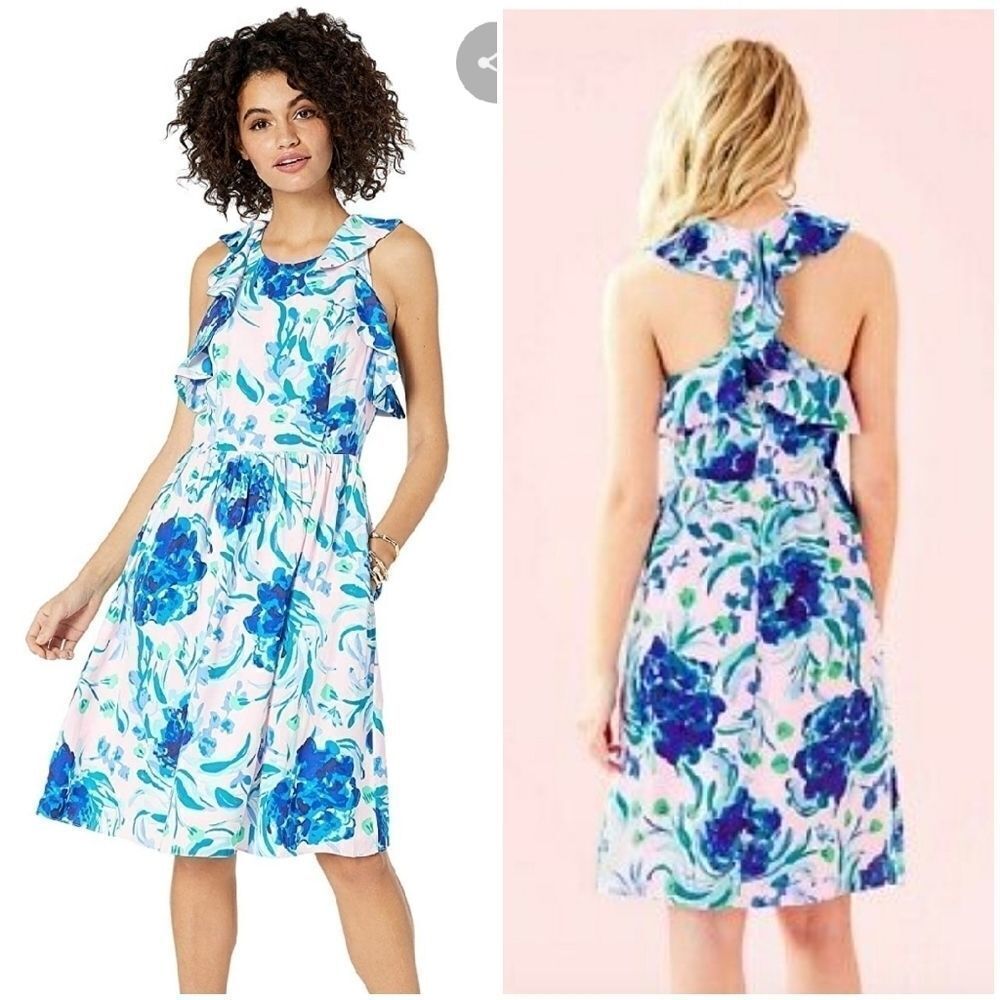 Lilly Pulitzer Rory Dress, Pink Tropics Sweet Pea